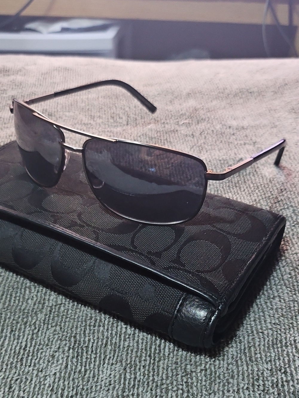 Mens Designer Sunglasses  -polarized  Black Lenses